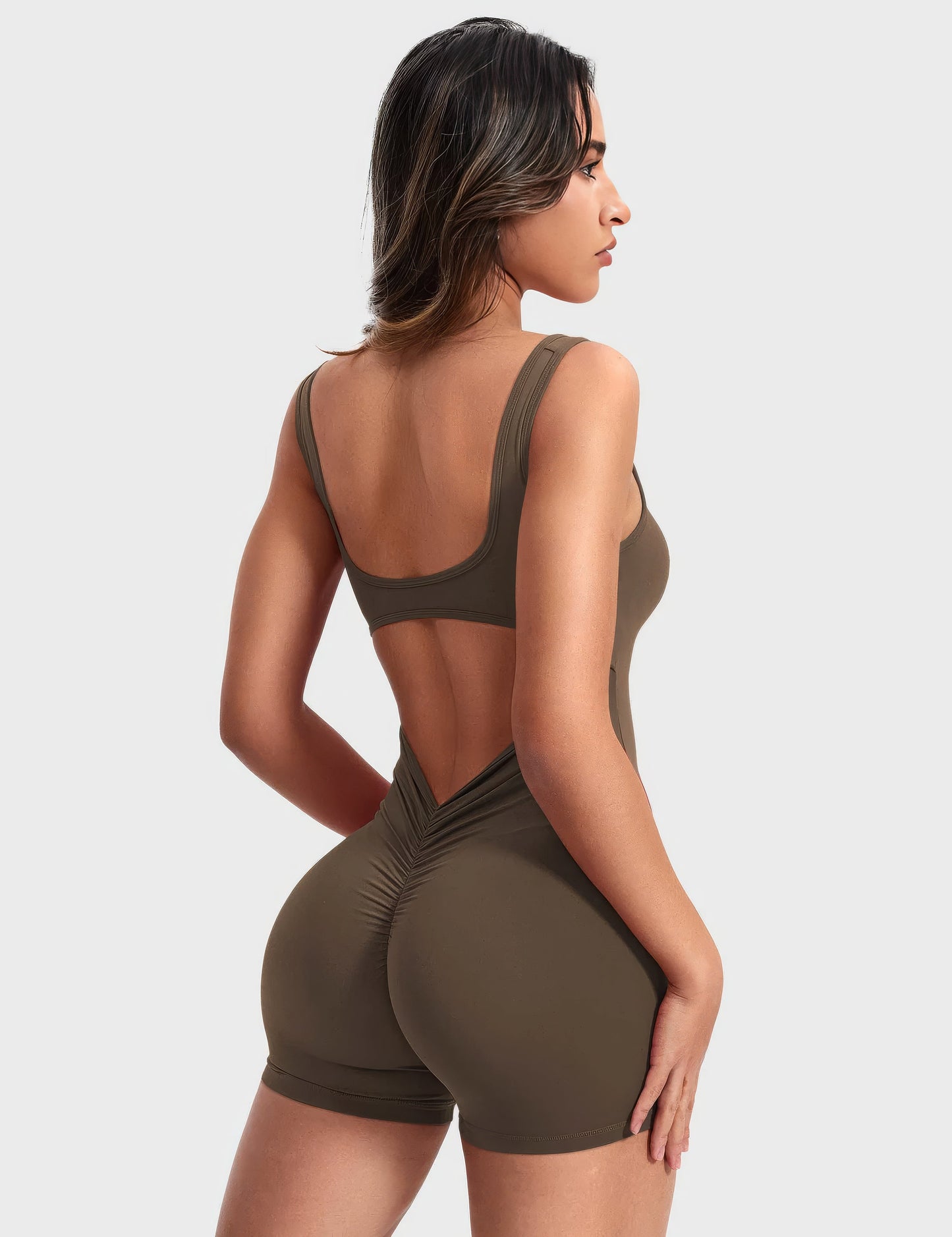 Allshape™ | V-BACK JUMPSUIT SHORT