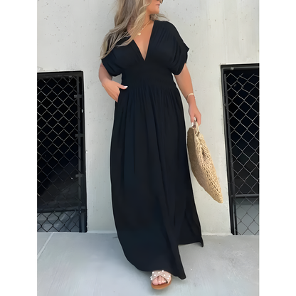 Isabelle™ - V-neck Maxi Klänning